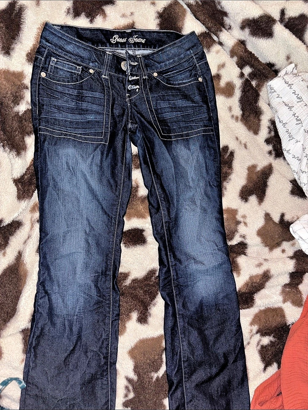 Guess Jeans Boot Cut Blue Waist 26